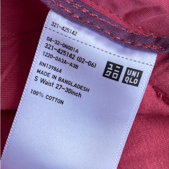 NWT UNIQLO Chino Bermuda Women Sz S Waist 27-30 NWT - Picture 13 of 13